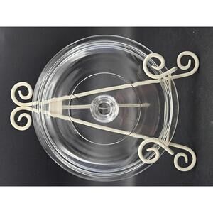 Vintage 8" Glass Replacement Lid Marked Mexico 13 Fits 8-Inch Round Pots